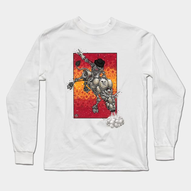 Robot Rodeo Long Sleeve T-Shirt by NRdoggy